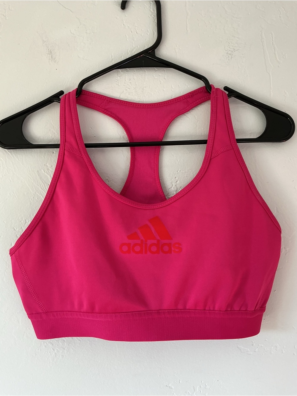 adidas Hot Pink Racerback Sports Bra